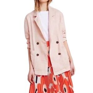 Anthropologie Amadi Kaye Blazer Double Breast New Size Medium